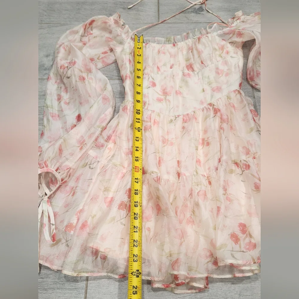 Floral mini dress xs - Picture 4 of 9